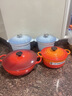 酷彩（Le Creuset）法國進(jìn)口琺瑯鍋鑄鐵燜煮鍋飯釜湯鍋燉鍋煲湯煮粥家用微壓鍋 大號燜煮鍋水晶藍 20cm 曬單實(shí)拍圖