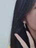 芯奢山茶花耳釘女士耳夾女無(wú)耳洞無(wú)痛夾子養耳洞小眾花朵耳環(huán)女蝴蝶 山茶花吊墜耳夾【一對】 曬單實(shí)拍圖