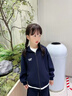 又酷又颯的大童女裝女童春裝套裝衛衣外套闊腿褲兒童2026新款春季 藏青色套裝【外套+褲子】 160 曬單實(shí)拍圖