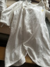 全棉時(shí)代嬰兒針織蝴蝶衣純棉新生兒衣服滿(mǎn)月寶寶四季 連+白 59碼 曬單實(shí)拍圖