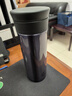 膳魔師（THERMOS）保冷保溫杯470ml高真空不銹鋼戶(hù)外運動(dòng)旅行帶茶漏水杯CMK-501 BKP 曬單實(shí)拍圖