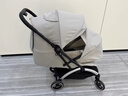 好孩子（gb）嬰兒車(chē)推車(chē)可坐躺寶寶遛娃避震輕便折疊新生兒0-4歲寶寶推車(chē)D850 【D4018】淺咖色+出行5件套 曬單實(shí)拍圖