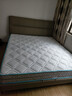 顧家家居（KUKA）京東家具頭層牛皮床雙人床DS8227B 月牙米高腳1.8+獨袋彈簧乳膠墊 曬單實(shí)拍圖