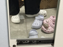 卡駱馳（CROCS）貝雅云彩女士洞洞鞋戶(hù)外休閑鞋|208186 白色-100 38 (240mm) 曬單實(shí)拍圖