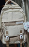 愛(ài)迪生發(fā)明家中學(xué)生書(shū)包初中生高中減負護脊男女孩雙肩背包高顏值 k013-2 卡其 曬單實(shí)拍圖