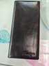 法尼.亞男士錢(qián)包長(cháng)款真皮頭層牛皮2026新款高檔生日禮物卡包證件包錢(qián)夾 黑色 曬單實(shí)拍圖