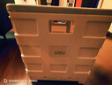 得力（deli）超市購物車(chē)折疊小推車(chē)工具車(chē)拉貨搬運手拖車(chē)拉桿行李車(chē)45L兩輪款 曬單實(shí)拍圖