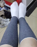 QIANZHIYE羊絨護小腿冬天男女士護腳脖關(guān)節發(fā)熱防寒運動(dòng)專(zhuān)用腳踝保暖襪套 【常規保暖款】灰色 M 【護腿長(cháng)度28-29cm建議80-110斤】 曬單實(shí)拍圖