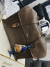迪士尼（Disney）雙肩包女2026新款復古軟皮通勤大容量大學(xué)生書(shū)包旅行背包電腦包 復古風(fēng)棕色+棒球掛件【贈禮袋】 曬單實(shí)拍圖