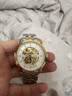 羅賓尼（LOBINNI）【品質(zhì)嚴選】品牌手表男士全自動(dòng)機械表鏤空超薄商務(wù)休閑時(shí)尚腕表 金殼白面鋼帶款 曬單實(shí)拍圖