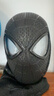 手動(dòng)電動(dòng)蜘蛛俠頭套眼睛可動(dòng)搞怪COS超凡面具萬(wàn)圣節男朋友禮物 黑超凡皮紋蜘蛛俠戒指眨眼發(fā)光 曬單實(shí)拍圖