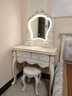帕佑歐式梳妝臺臥室現代簡(jiǎn)約2026新款小戶(hù)型家用奶油風(fēng)美式公主化妝桌 【歐式奢華】象牙白描金【順豐到家】 【帶燈鏡臺】60CM桌面+鏡+雙層首飾盒+圓凳 曬單實(shí)拍圖
