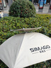SIMAGO喜曼多頭戴式黑膠雨傘全新釣魚(yú)傘帽遮陽(yáng)戶(hù)外遮陽(yáng)傘防曬太陽(yáng)傘頭傘 0.95米 全新頭戴款米色單層黑膠 曬單實(shí)拍圖