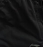 李寧（LI-NING）運動(dòng)褲男春秋休閑褲寬松舒適大碼保暖直筒褲子潮流百搭長(cháng)褲子衛褲 黑色-直筒 【棉質(zhì)常規 舒適親膚】 XL /180 (145-170斤) 曬單實(shí)拍圖