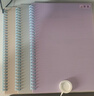 可得優(yōu)馬卡龍色30孔裝訂環(huán)A5/B5/26孔開(kāi)閉器A4/30孔活頁(yè)環(huán)12mm約夾85張紙 曬單實(shí)拍圖