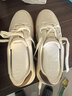 意爾康男鞋阿甘鞋運動(dòng)休閑鞋復古舒適德訓板鞋 57943W 米/藍40 曬單實(shí)拍圖