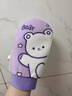 京厽日本品質(zhì)嬰幼兒童搓澡不傷皮膚搓澡巾無(wú)痛下泥灰擦背寶寶專(zhuān)用洗澡 輕松下泥不傷膚紫色小熊卡通雙面搓澡巾 曬單實(shí)拍圖