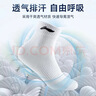 李寧（LI-NING）運動(dòng)襪男女跑步籃球羽毛球襪吸汗防脫透氣休閑生活襪三雙裝 曬單實(shí)拍圖