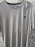 特步短袖男款速干涼感透氣上衣寬松休閑跑步運動(dòng)服春季t恤圓領(lǐng)打底衫 薦-青霧灰 -速干涼感 L (175) 曬單實(shí)拍圖