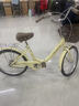 鳳凰鳳凰自行車(chē)女通勤輕便普通18/20/22寸學(xué)生成人單車(chē)代步車(chē)淑女腳踏 米咖色 22英寸 曬單實(shí)拍圖