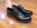 卡帝樂(lè )鱷魚(yú)（CARTELO）皮鞋男士牛皮商務(wù)休閑西裝正裝德比鞋英倫結婚男鞋 6531 黑色 43  曬單實(shí)拍圖