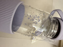 北鼎（Buydeem）玻璃杯高硼硅茶水分離自帶茶漏耐高溫女士男士節日禮物紫藤花系列 曬單實(shí)拍圖