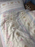 雅鹿大學(xué)生宿舍六件套純棉寢室單人大豆子母被+床墊被子枕芯被褥全套 碎花狗狗【100%全棉/拎包入住】 床笠款 七件套=3+5斤子母被+0.9m床墊+枕芯 曬單實(shí)拍圖