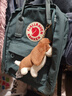 FJALLRAVEN北極狐雙肩包女休閑大容量背包書(shū)包23561-664霜綠色7L女神節 曬單實(shí)拍圖