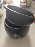 陶瓷茶渣缸茶洗帶過(guò)濾茶器杯洗筆洗家用建水水盂廢水缸茶具配件 粗陶大號茶渣缸【舍得】+過(guò)濾蓋-禪黑 曬單實(shí)拍圖