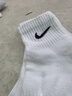 耐克（NIKE）男襪女襪 26新款訓練透氣短中長(cháng)襪快干休閑跑步健身運動(dòng)nike襪子 熱推/簡(jiǎn)約經(jīng)典白色/三雙裝/中襪 L/26-28厘米/42-46碼 曬單實(shí)拍圖