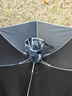 SIMAGO喜曼多頭戴式黑膠雨傘全新釣魚(yú)傘帽遮陽(yáng)戶(hù)外遮陽(yáng)傘防曬太陽(yáng)傘頭傘 0.95米 全新頭戴款卡其雙骨雙層彩膠 曬單實(shí)拍圖