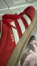 阿迪達斯（adidas）（adidas）三葉草男女鞋GAZELLE INDOOR低幫休閑鞋IF1808紅白37 曬單實(shí)拍圖