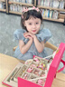 康百雀（CAWNPECHIN）兒童首飾禮盒女孩手工創(chuàng  )意飾品梳妝打扮發(fā)飾套裝3-6-8歲新年禮物 【玫粉發(fā)飾禮盒】送賀卡+禮品袋 曬單實(shí)拍圖