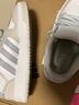 adidas ENTRAP美式校園風(fēng)運動(dòng)少年感復古籃球風(fēng)板鞋男女阿迪達斯   米白色/灰色   38.5 曬單實(shí)拍圖