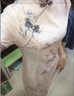 凱戀（KAILIAN）新中式溫婉復古民國風(fēng)素雅旗袍夏季年輕款少女短袖顯瘦連衣裙 玉竹-不含配飾 S （80-95斤） 曬單實(shí)拍圖