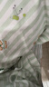 嫚熙（EMXEE）春秋季果柔純棉月子服哺乳上衣孕婦裝睡衣產(chǎn)后家居服套裝26年新款 【無(wú)胸墊】網(wǎng)球與可可熊-綠白條紋（無(wú)哺乳口） M（適穿95-115斤） 曬單實(shí)拍圖