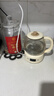 小熊（Bear） 煮茶器噴淋式養生壺恒溫壺多功能煮茶水壺蒸汽玻璃壺蒸茶器煮花茶黑茶燒水壺電熱水壺保溫壺 ZCQ-F10N7【316L濾網(wǎng)】 1L 曬單實(shí)拍圖