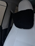 適用于頭枕Model3/Y邁巴赫頭枕翻毛皮護頸枕汽車(chē)座椅腰靠枕 特斯拉-炭黑色-頭枕 （單個(gè)） 曬單實(shí)拍圖