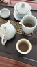 金鑲玉功夫茶具整套家用喝茶仿宋汝窯開(kāi)片陶瓷送人禮品盒高檔 冰片21頭 曬單實(shí)拍圖