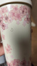 Vanow Kids櫻花咖啡保溫杯女士高顏值新款情人節禮物陶瓷內膽隨行水杯子禮盒 曬單實(shí)拍圖