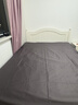 La Torretta床單單件 100支抗菌長(cháng)絨棉純色貢緞全棉床單床罩 高級灰245*250cm 曬單實(shí)拍圖