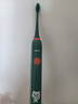 拜爾（BAIR）K7兒童電動(dòng)牙刷充電式3-6-10-12-16歲以上小孩寶寶小學(xué)生男女童軟毛聲波自動(dòng) 送孩子 學(xué)生款 【節日限定】圣誕綠 曬單實(shí)拍圖