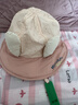 Kocotreekk樹(shù)嬰兒防曬帽防紫外線(xiàn)寶寶遮陽(yáng)帽軟檐鴨舌帽春夏兔兔奶糖XS 曬單實(shí)拍圖
