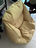 MUJI豆袋沙發(fā) 外套可拆 懶人沙發(fā)單人沙發(fā) 讀書(shū)角沙發(fā) 一人居 黃色  曬單實(shí)拍圖