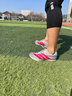 阿迪達斯小蟬翼二代  田徑精英巴黎火焰Adidas Finesse 2男女厚底短跑釘鞋 JH5234/大蟬翼四代/含手提袋 41.5 曬單實(shí)拍圖