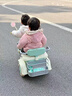 哈嘍貝比兒童電動(dòng)車(chē)摩托車(chē)遙控可坐兩人1-10歲男女小孩玩具車(chē)寶寶充電童車(chē) 淺粉色 12V4.5A大電瓶+雙驅+藍牙音樂(lè ) 曬單實(shí)拍圖