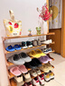 小匠材鞋架簡(jiǎn)易小型門(mén)口多層家用鞋柜宿舍出租屋收納置物架六層 曬單實(shí)拍圖