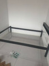 科虎床鐵藝床雙人床1.5x2米鐵架床家用鐵床架 黑床架【簡(jiǎn)尾】白軟包 1.5*1.9/2.0m【默認2.0】 曬單實(shí)拍圖