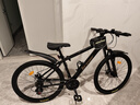 永久自行車(chē)成人山地車(chē)自行車(chē)學(xué)生男女鋁合金變速公路自行車(chē)油碟單車(chē) 【鋁架/全套軸承】黑金色 24速 26寸【推薦155-185cm】 曬單實(shí)拍圖