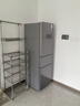 美的（Midea）220L三門(mén)冰箱灰色一級能效租房家用客廳宿舍小型冰箱三開(kāi)門(mén)低耗省電低音運行MR-231T【國家補貼】 曬單實(shí)拍圖